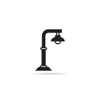 street lamp icon vector illustration