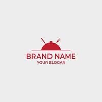 Food illustration vector Logo Design