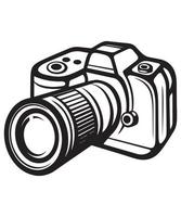 Camera Clipart-flat design digital camera for travel clip art