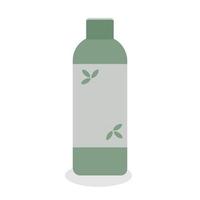 Bottle with a pattern for cosmetics vector