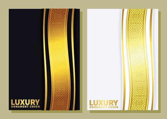 luxury ornament pattern book cover collection