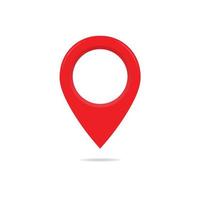 Map pin icon vector. Map marker vector.Vector illustration.10 eps. vector