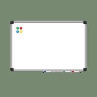 Whiteboard and equipment in white wall background for copy space background  , wallpaper , ads , announcement , advertisement and other 7385553 Vector  Art at Vecteezy