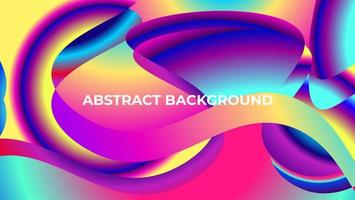 Abstract Colorful Fluid Background Design Template
