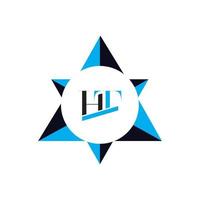 Initial Letter HT Logo - Minimal Business Logo vector