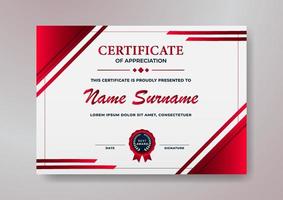 Elegant And Beautiful Certificate Template Design For  Corporate, Graduation, and Organization vector