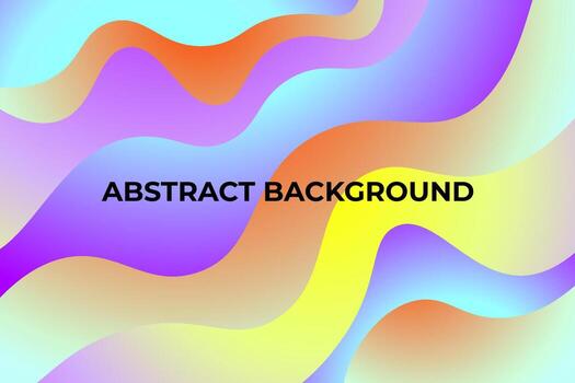 Abstract Colorful Fluid Background Design Template vector