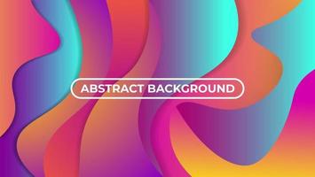 Abstract Colorful Fluid Background Design Template