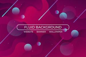 Abstract Colorful Fluid Background Design Template vector