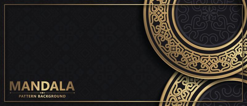 Luxury ornamental mandala background with arabic islamic east pattern style premium