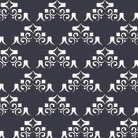 flat ornament line pattern design vector