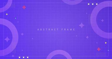 marco abstracto de fondo moderno, colorido, degradado violeta claro con patrón de círculo y estrella, negocios, etc, eps 10
