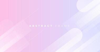 abstract frame background bright pink color with white gradient lines vector