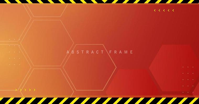 modern background abstract frame, colorful, gradient with warning lines on top and bottom, business, etc, eps 10