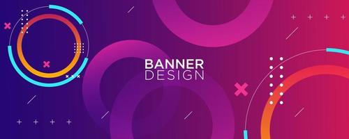 fondo de banner moderno. lleno de colores, gradaciones, pancartas conceptuales, negocios, etc, eps 10 vector