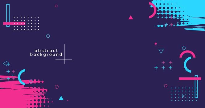 modern background, colorful, halftone effect, geometric concept memphis style vector