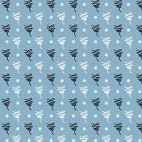 Print vector hand drawn seamless pattern background