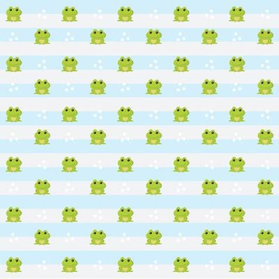 cute smile frog. Print vector seamless pattern background
