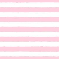 Seamless pattern with wide textured pink stripes. Simple summer, pastel pattern for clothes, valentine wrapping paper, napkins, web design. Vector abstract stripes on a white background.