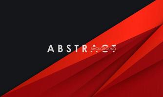 Modern abstract background black and red color vector