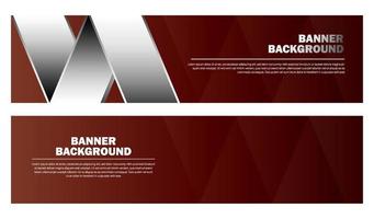 Brown Abstract Background Headers vector