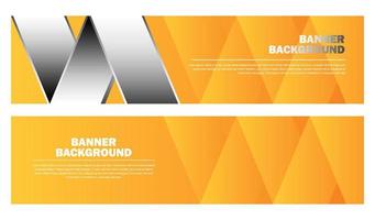 Orange Abstract Background Headers vector
