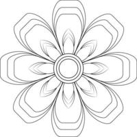 Mandala coloring pages vector