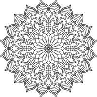 Mandala coloring pages vector