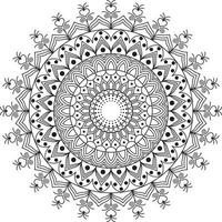 Mandala coloring pages vector