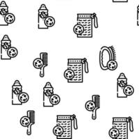 cero productos de desecho vector de patrones sin fisuras