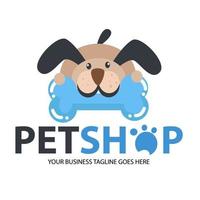 Pet Shop Vector Logo Illustration is a clean and professional logo template suitable for any business or personal identity related to animal lovers