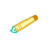 tassel stationery for painting isometric icon vector illustration