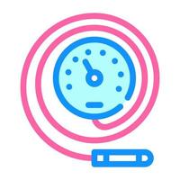 manometric thermometer color icon vector illustration color
