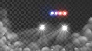 police lights clipart