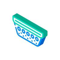 china mesh tea isometric icon vector illustration