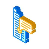 office call center ib skyscraper isometric icon vector illustration