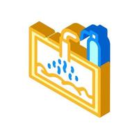 gas production bio product isometric icon vector illustration