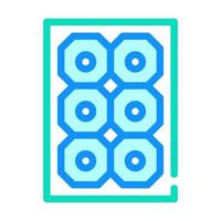 sun concentrator color icon vector illustration color