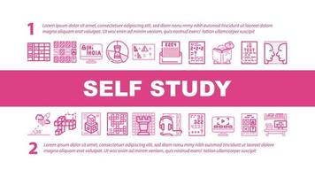 Self Study Lessons Landing Header Vector