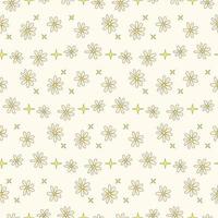 Chamomile pattern 1970. Retro Pattern 1970s. Bright stars on a pattern in the style of 1970. Groovy wave vector