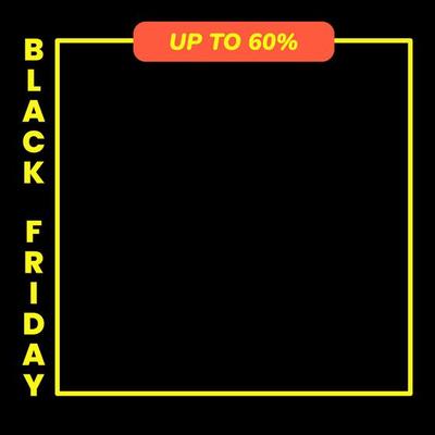 black friday background with frame. simple and elegant. suitable for banner, flyer and feed