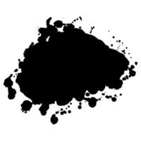 Abstract black ink blot background. Vector illustration. Grunge texture for cards and flyers design. A model for the creation of digital brushes