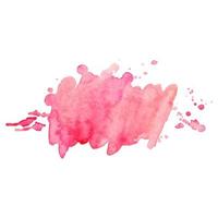 Abstract isolated colorful vector watercolor stain. Grunge element for paper design