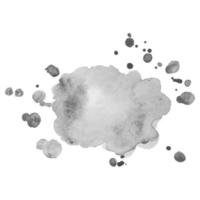 Watercolor black and white backgrounds. .Abstract isolated monochrome vector watercolor stain.