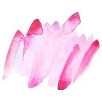 Abstract isolated colorful vector watercolor stain. Grunge element for paper design