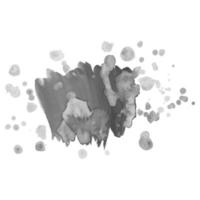 Grayscale abstract watercolor background for your design. vector