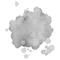 Watercolor black and white backgrounds. Abstract isolated monochrome vector watercolor stain.