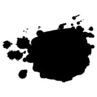 Abstract black ink blot background. Vector illustration. Grunge texture for cards and flyers design. A model for the creation of digital brushes