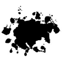 Abstract black ink blot background. Vector illustration. Grunge texture for cards and flyers design. A model for the creation of digital brushes