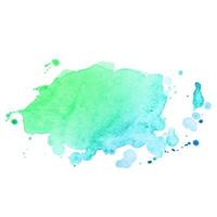 Abstract isolated colorful vector watercolor stain. Grunge element for paper design